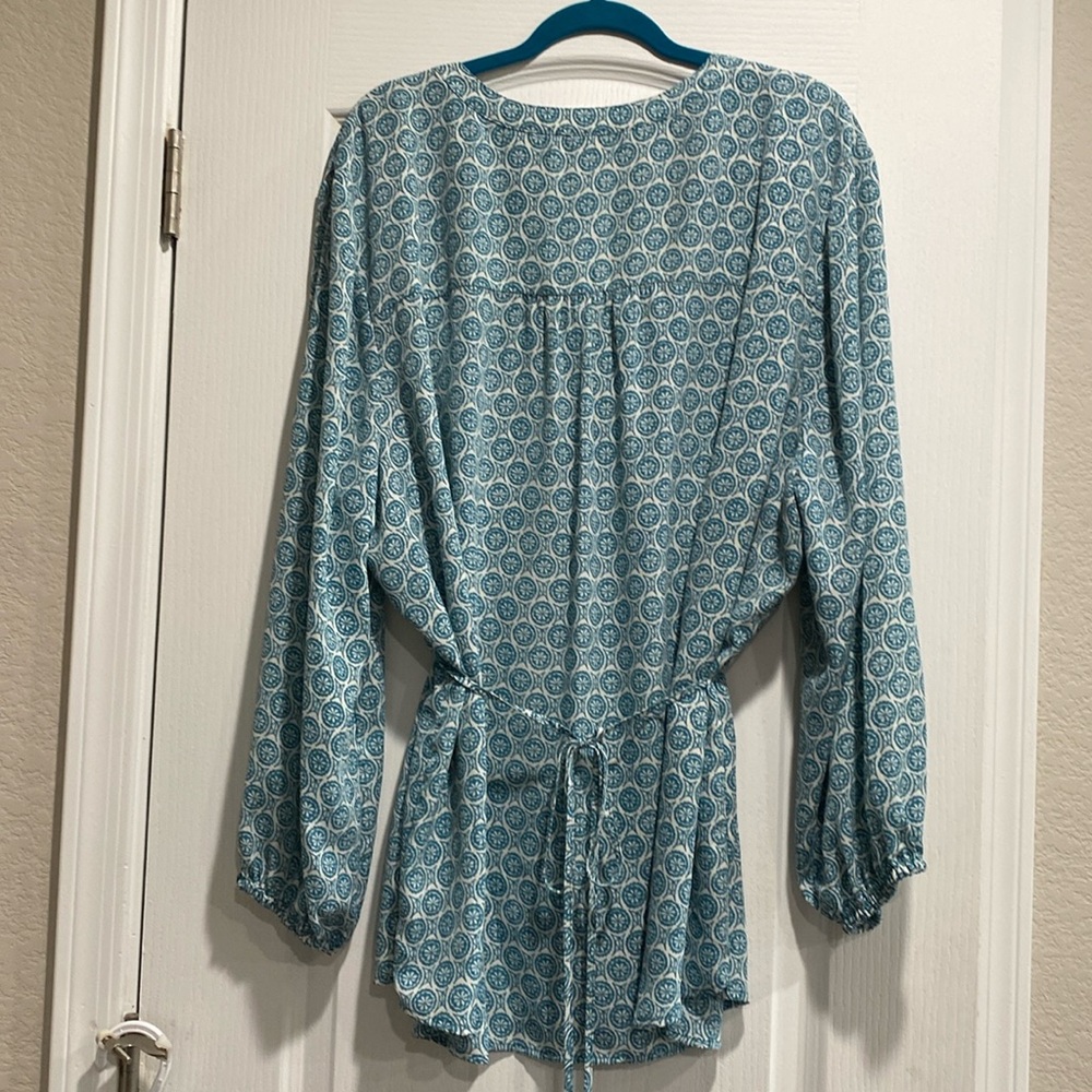 Terra & Sky Blouse Size 3X